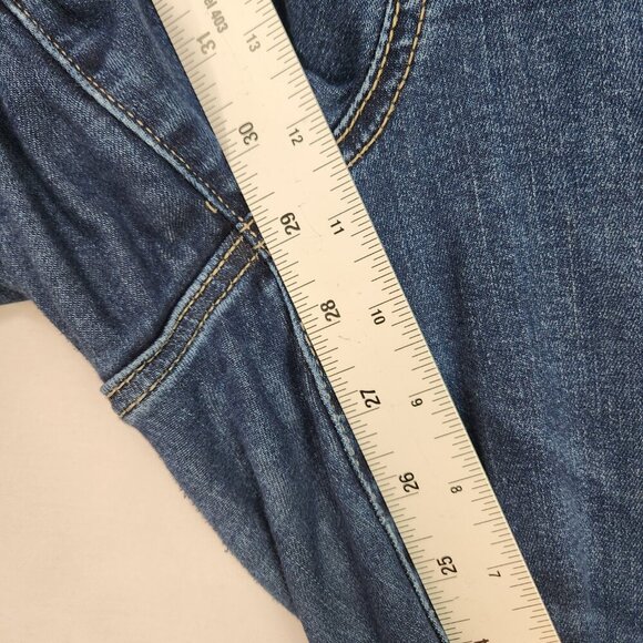 Torrid Jeggings Super Soft Women's 22R  Mid Rise Ankle Distressed Denim Blue - Picture 5 of 8